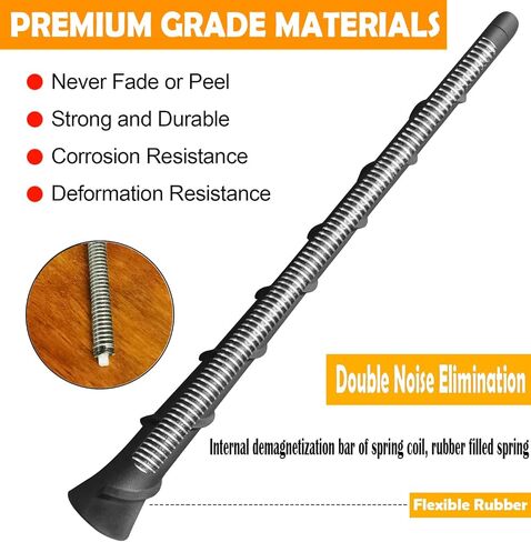 8 Inch Antenna for Jeep Cherokee (2014-2022), Jeep Grand Cherokee (2011-2013), Jeep Liberty (2011 2012), Jeep Compass (2018-2022), Jeep Renegade (2016-2018) | OEM 5091100AA 68297936AA 5091100AB in Saudi Arabia