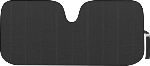 Motor Trend Front Windshield Sun Shade - Jumbo Accordion Folding Auto Sunshade for Car Truck SUV 66 x 27 Inch (Gray) in Saudi Arabia