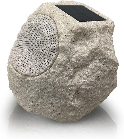 Outdoor Rock Speakers - Outdoor Bluetooth Speakers, Solar Powered & Waterproof, Rechargeable Battery, Wireless Bluetooth Outdoor Speakers for Patio, Party, Pool, Deck, Yard, Garden, and Home in Saudi Arabia
