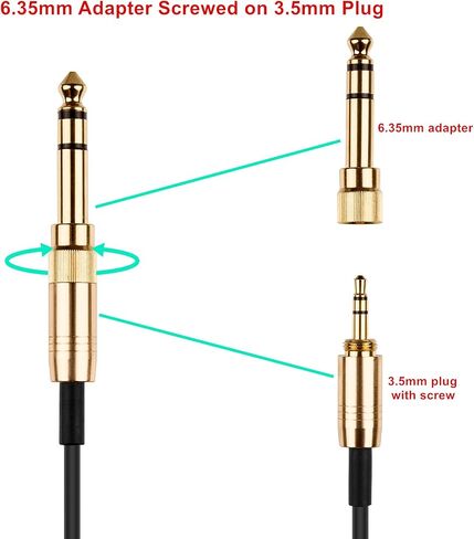 استبدال كابل الصوت الملفوف HD599 SE من weishan لسماعات Sennheiser HD598، HD599، HD569، HD579، HD518، سلك سلك Aux بطول 2.5 مم إلى 3.5 مم من 5 أقدام إلى 16 قدم in Saudi Arabia