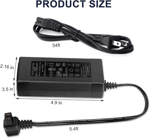 كابل طاقة تيار متردد 100/240 فولت لثلاجة السيارة، محول طاقة لفريزر ثلاجة السيارة متوافق مع المزيد من العلامات التجارية، محول تيار متردد لاستبدال ثلاجات 12 فولت in Kuwait