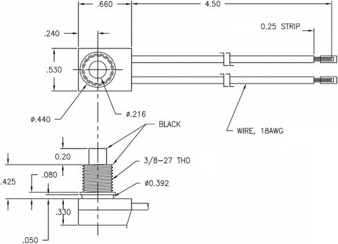 CT126-LS-B مفتاح ضغط أسود مقاوم للماء in Saudi Arabia