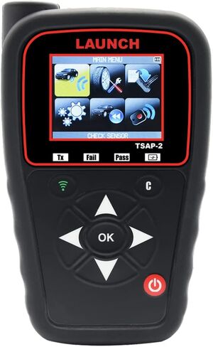 أداة LAUNCH X-431 TSGUN TPMS، جهاز مراقبة ضغط الإطارات المحمول، تنشيط/قراءة/تعلم/برمجة خوادم TPMS، تعمل مع أدوات تشخيص LAUNCH X-431 Turbo/Torque/Trottle (محظورة للاستخدام في الولايات المتحدة وكندا) in Saudi Arabia