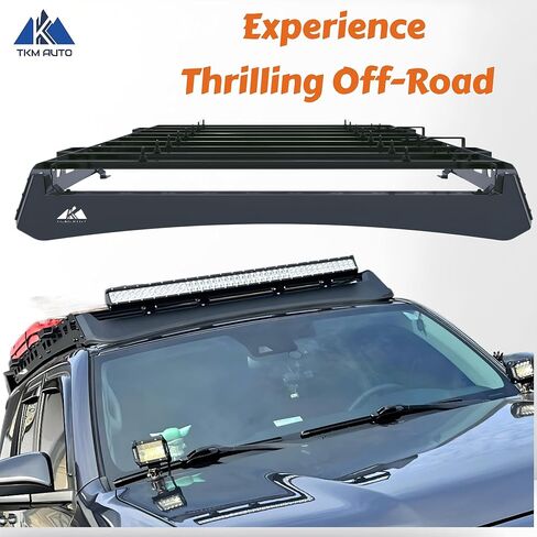 Black Roof Rack Cargo Storage Compatible with 2010-2023 4Runner (Medium Size) in Kuwait