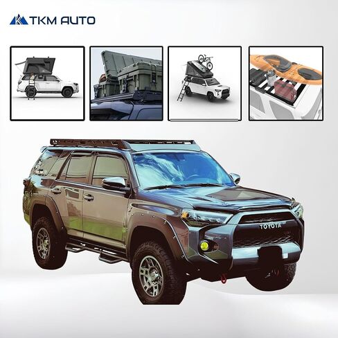 Black Roof Rack Cargo Storage Compatible with 2010-2023 4Runner (Medium Size) in Kuwait