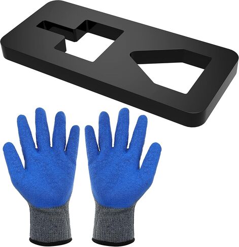 لوحة ساحبة T Post - فولاذ شديد التحمل بسمك 13.3 مم / 0.54 بوصة ساحبة عمود T - استخدم السلاسل وملحقات الجرارات وخطافات S والرافعات ودلاء الجرارات لسحب عمود T من الأرض in Kuwait