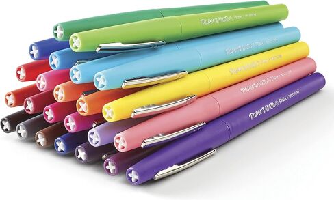 Paper Mate Flair Felt Tip Pens, Medium Point, Limited Edition Candy Pop Pack, 24 count (1979425) & Gel Pens | InkJoy Pens, Medium Point, Assorted, 14 Count in Saudi Arabia