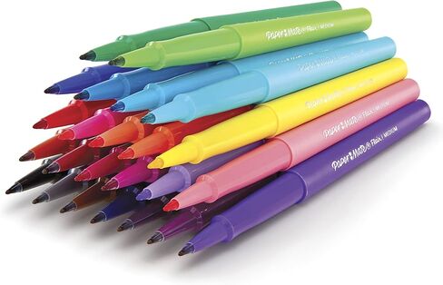 Paper Mate Flair Felt Tip Pens, Medium Point, Limited Edition Candy Pop Pack, 24 count (1979425) & Gel Pens | InkJoy Pens, Medium Point, Assorted, 14 Count in Saudi Arabia
