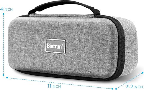 حقيبة تخزين محمولة للميكروفون اللاسلكي من Bietrun، فقط لـ Bietrun WXM04، WXM19A، WXM09A، حقيبة ميكروفون واحدة مع غلاف خارجي صلب من مادة EVA، للتخزين والسفر (الحقيبة فقط) in Kuwait