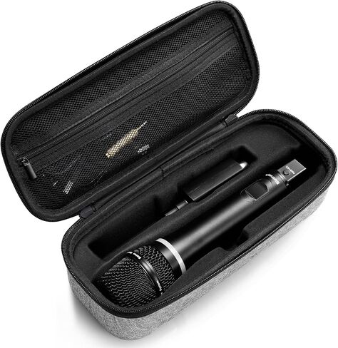 حقيبة تخزين محمولة للميكروفون اللاسلكي من Bietrun، فقط لـ Bietrun WXM04، WXM19A، WXM09A، حقيبة ميكروفون واحدة مع غلاف خارجي صلب من مادة EVA، للتخزين والسفر (الحقيبة فقط) in Kuwait