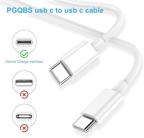 شاحن iPhone 15، شاحن iPad، 3 عبوات USB C بقدرة 20 واط، كتلة شاحن سريع لهاتف iPhone 15 Pro Max/Plus، كابل USB C إلى C بطول 6 أقدام لجهاز iPad Pro 12.9/11 بوصة، iPad Air 5th/4th، iPad 10th، iPad Mini 6، (أبيض) in Saudi Arabia