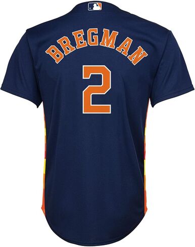 OuterStuff Alex Bregman Houston Astros MLB Kids Youth 8-20 Navy Alternate Player Jersey in Saudi Arabia