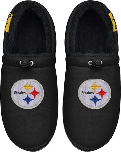 شبشب رياضي بدون كعب للرجال من FOCO Pittsburgh Steelers NFL بشعار كبير in Saudi Arabia