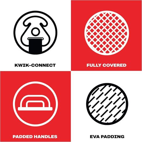 SportsStuff Bandwagon 2+2 Towable 1-4 Rider Tube for Boating and Water Sports, Kwik-Connect Tow, Heavy-Duty Full Nylon Cover & EVA Padding in Saudi Arabia