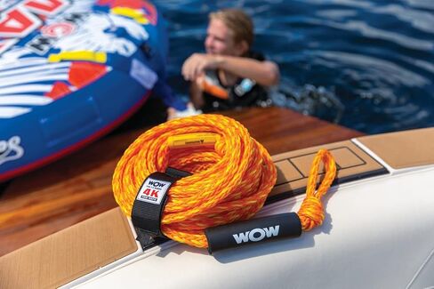 SportsStuff Bandwagon 2+2 Towable 1-4 Rider Tube for Boating and Water Sports, Kwik-Connect Tow, Heavy-Duty Full Nylon Cover & EVA Padding in Saudi Arabia