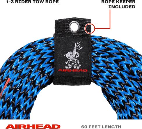 أنبوب Airhead Viper قابل للقطر 1-3 للقوارب والرياضات المائية، غطاء كامل من النايلون عالي التحمل in Kuwait