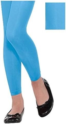 Amscan 395705.87 Child Costume Footless Tights, Light Blue in Saudi Arabia