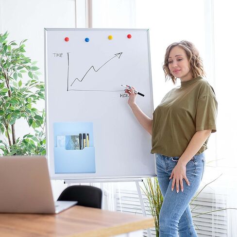 Nisorpa 6 Pack Magnetic File Holder File Holder Refrigerator Storage Pocket Magnetic Label Holders Letter Size Hanging Paper File Organizer for Office Whiteboard Hanging (Mixed Color, Large) in Kuwait