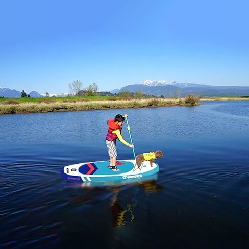 Kidstar K1 Inflatable Stand Up Paddle Board, Durable and Stable Kids SUP Boards Inflatable, Enjoyable Paddle Board, Nice Choice for Aquatic Teaching and Recreation in Saudi Arabia