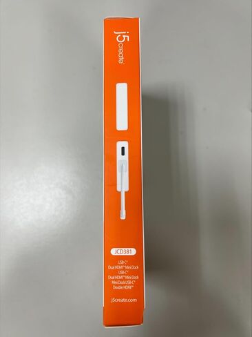 j5create USB-C Mini Dock- Type C Hub مع 2X HDMI، 2X USB 3.0، إيثرنت، توصيل الطاقة 2.0 (JCD381) in Saudi Arabia