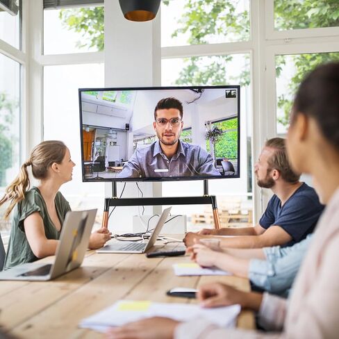 حامل تلفزيون الحامل، حامل أرضي للتلفزيون الحامل الحديث، حامل تلفزيون زاوية فنية لشاشات LED LCD OLED مقاس 55-86 بوصة، ارتفاع قابل للتعديل، حامل عرض استوديو 4 أرجل لغرفة النوم، غرفة المعيشة in Kuwait