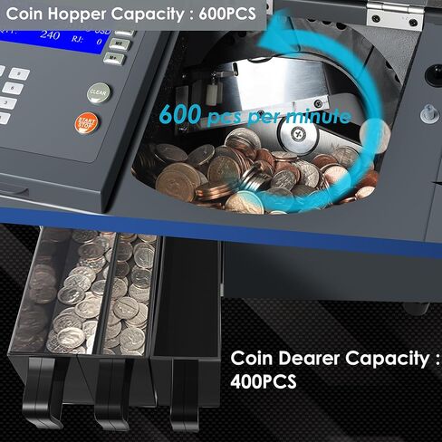 آلة عداد العملات المعدنية الثقيلة COIN200، فارز العملات المعدنية in Kuwait