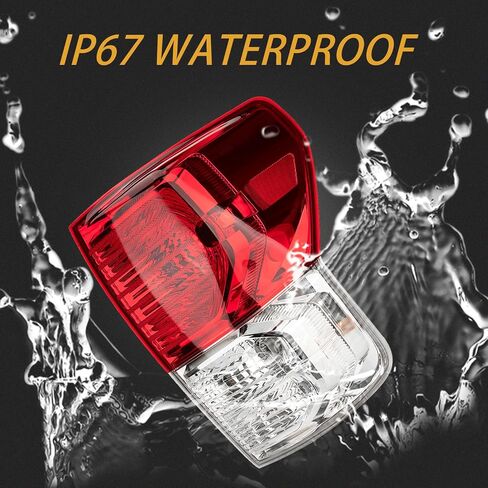 Tail Light Assembly Compatible With 2010-2013 Toyota Tundra Right Passenger Side Rear Brake Lamps Wiring Harness Replaces# 815600C070 815500C090 815600C090 TO2800165 TO2800183 in Saudi Arabia