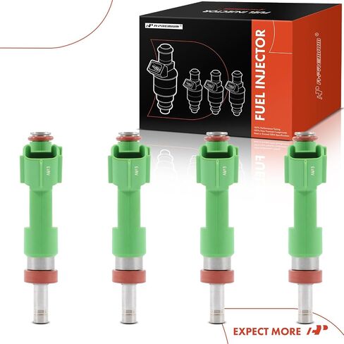 مجموعة A-Premium مكونة من 4 حاقن وقود متوافقة مع Toyota Camry 2010-2017، RAV4 2009-2018، Highlander 2009-2019، Sienna 2011-2013، Avalon 2013-2018، Venza 2009-2015 & Scion tC & Lexus ES300h، NX300h in Kuwait