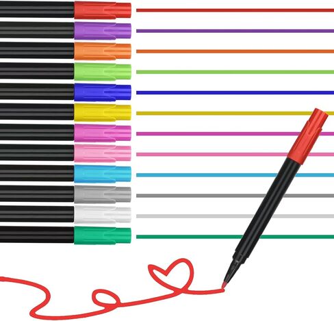 Magnetic Calendar for Fridge 2 Set 16"X12" Clear Acrylic Calendar for Fridge Monthly and Weekly Planning Board Dry Erase Refrigetator Calendar Planner with 12 Colorful Markers in Saudi Arabia
