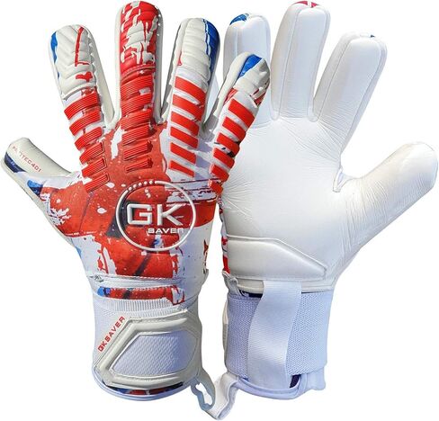 قفازات حارس المرمى GK Saver لكرة القدم Protech 301 B Contact pro قفازات حارس المرمى الاحترافية مقاس 6 إلى 11 قفازات حفظ الأصابع قابلة للإزالة in Saudi Arabia
