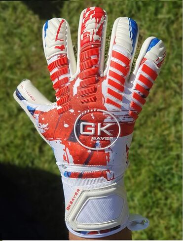 قفازات حارس المرمى GK Saver لكرة القدم Protech 301 B Contact pro قفازات حارس المرمى الاحترافية مقاس 6 إلى 11 قفازات حفظ الأصابع قابلة للإزالة in Saudi Arabia