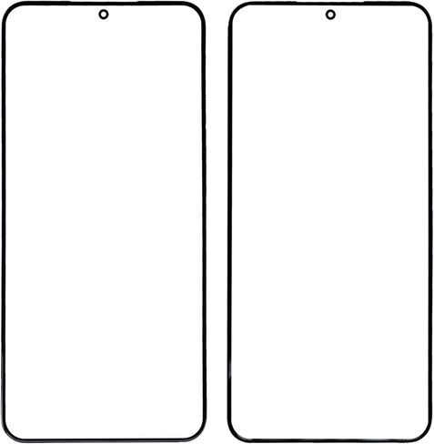 استبدال شاشة Galaxy S23 FE الأصلية، طقم إصلاح بديل للشاشة الزجاجية للعدسة الخارجية الأمامية لسلسلة Samsung Galaxy S23 FE (S23 FE 6.4 بوصة - أسود) in Kuwait