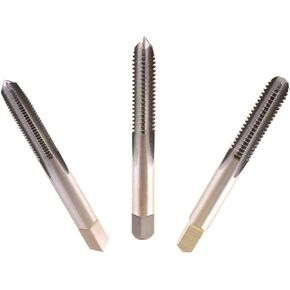 مجموعة صنابير يدوية MaxTool M14X2.0 تتضمن مستدقة + قابس + سفلي HSS M2 مجموعة صنابير مترية مقاس 2.0 مم لليد اليمنى الأرضية بالكامل؛ HSM02W00R14