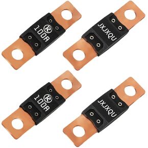 300Amp Fuse MEGA/AMG High Current Fuse Bolt-on Fuse للسيارات والشاحنات ومركبات البناء والحافلات وسيارات القافلة والقوارب فيوز السيارات (حزمة من 4 قطع الصمامات 300A)