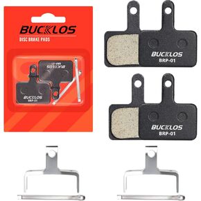 وسادات فرامل قرص الدراجة من BUCKLOS لـ TRP Tektro Shimano MT200 Deore Br-M575 M525 M515 T615 T675 M505 M495 M486 M485 M475، وسادات فرامل قرص الدراجة للدراجات الجبلية/الدراجة الكهربائية/الطريق/السكوتر/الدراجة الإلكترونية