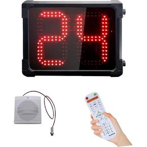 LED Shot Clock Programmable 14/24/30 Seconds Countdown for Basketball Game (GO2D-8R)