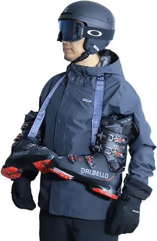 Kolti Ski Boot Carrier Strap, Snowboard Boot Shoulder Sling Tote Leash Also for Ice Skates, Winter Sport Equipment Accessory for Bag, Kit & Gear Pack in Kuwait