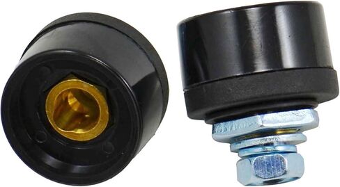 RIVERWELD TIG Welding Cable Panel Connector-plug and Socket Dinse Dinze DKZ35-50 Quick Fitting 315Amp 2pcs in Kuwait