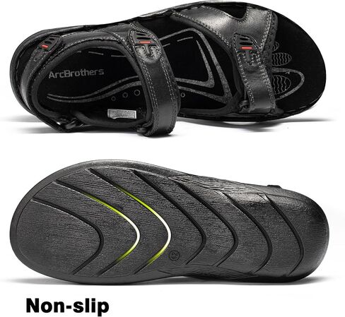 ArcBrothers Men's Sandals Hiking Athletic Sandals Non-slip Water Sandals Comfortable Sport Sandals Open Toe Casual Beach Sandals Mens Open Toe Sandals in Kuwait