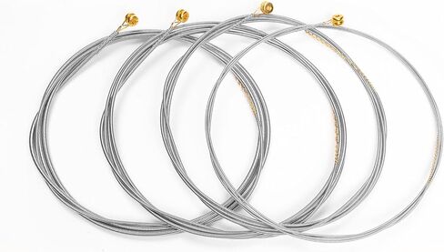 Bass Guitar Strings, Alice Bass String 5 Strings Medium Gauge 45-130 Nickel Alloy Winding String with Nickel-Plated Ball-End for 5 Strings Electric Bass in Kuwait