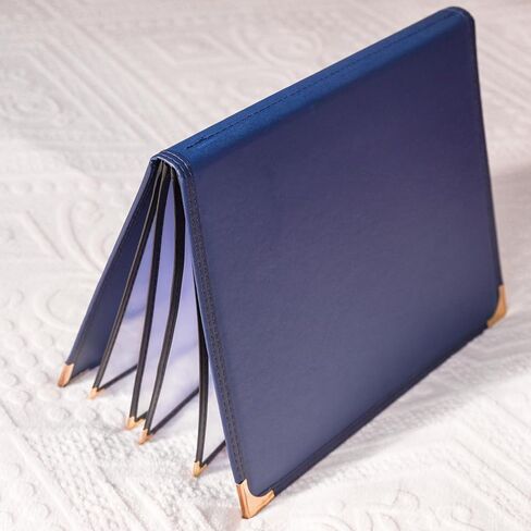 2-Pack Restaurant Menu Covers 8.5 x 11 - Menu Holder 4 Page 8 View, Menu Book Menu Sleeves for Restaurant, Bar, Café in Kuwait