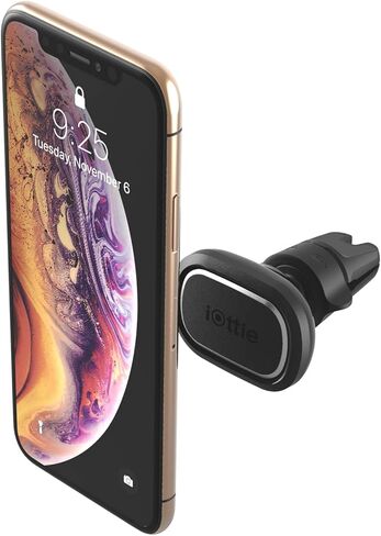 iOttie iTap 3 Magnetic Air Vent Car Mount Phone Holder with Magnetic Ring Adapter. Compatible with MagSafe, iPhone, and Android Smartphones in Kuwait