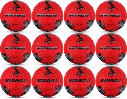 كرة القدم فيزاري فيرونا | كرة قدم خارجية بغطاء TPS متين ومثانة بوتيل معززة | كرة قدم للشباب مثالية للتمرين (عبوة من 1,6 و12 قطعة) in Kuwait