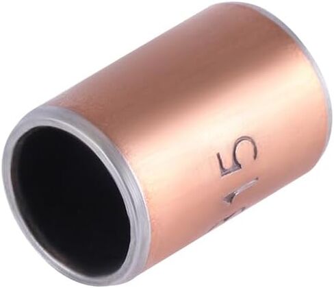 10PCS Sleeve Bearing 6x10x10 mm, 6 mm Bore x 10 mm OD x 10 mm Long, Self-Lubricating Brass Bushing, Plain Bearings Wrapped Oilless Bushings for Transmission Conveyor Systems in Kuwait