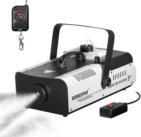 Fog Machine 700W with 8 LED Par Lights, Wireless Remote, and Auto Mode - Ideal for Parties, Halloween, and Stage Effects in Kuwait