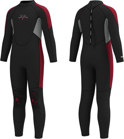 XUKER Kids Wetsuit for Boys Girls Toddlers 3mm Thermal Full Length Back Zip Wetsuit in Kuwait