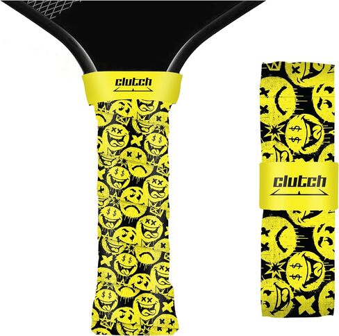 Clutch Sports Apparel Pickleball Paddle Grip Tape 1.0 mm | Anti-Slip Cushion Grip for Pickleball & Tennis Rackets | Adjustable, High-Durability Grip Wrap for Enhanced Control & Comfort in Kuwait