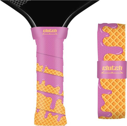 Clutch Sports Apparel Pickleball Paddle Grip Tape 1.0 mm | Anti-Slip Cushion Grip for Pickleball & Tennis Rackets | Adjustable, High-Durability Grip Wrap for Enhanced Control & Comfort in Kuwait