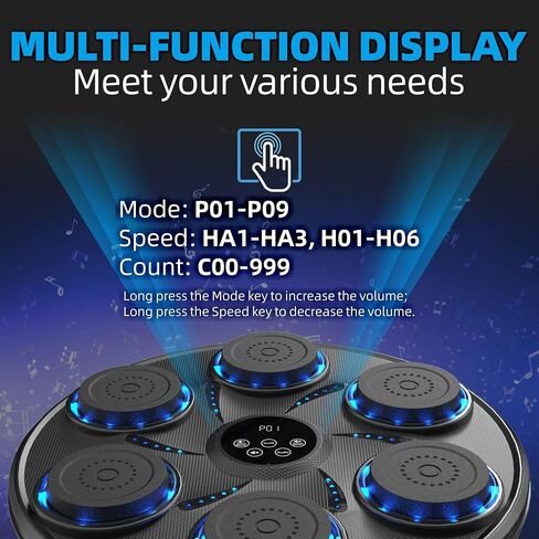 Enhanced Music Boxing Machine with Boxing Gloves, Bluetooth Boxing Machine Wall Mounted, Exciting Home Boxing Music Training for Adults and Kids in Kuwait