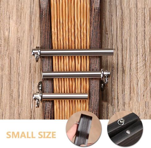 Luxshiny Folding Hand Fan Axle Rivet Nail and Nut Repair Kit 5 Sets Handheld Fans Solid Shaft Replacement Fastener for DIY Handmade Bamboo Paper Dried Flower Fan 2CM in Saudi Arabia